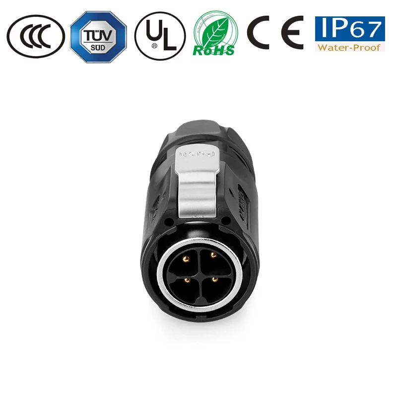 Водонепроницаемый разъем для проводника Кабельный штекер Разъем M24 3-24 Pin