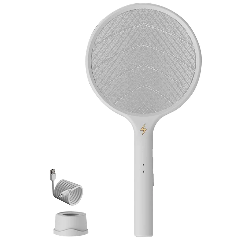 

3 in 1 Intelligent Fly Swatter Mosquito Electric Bug Killers Insects Bug Trap Wall Mount Pest Control Racket