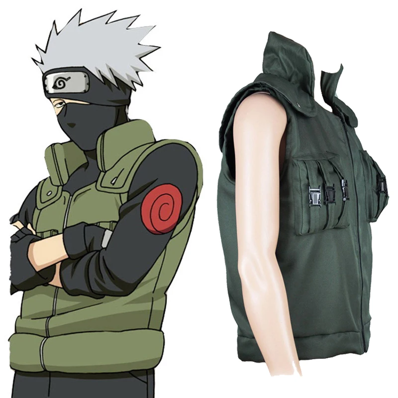 

Anime Ninja Kakashi Jecket Coat Uniform Sets Halloween Cosplay Costumes