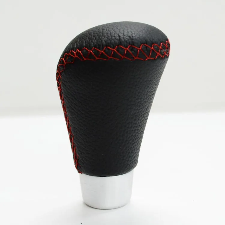 JDM кожа Шестерня марки MOMO ручка переключения передач/черный Универсальный ручной