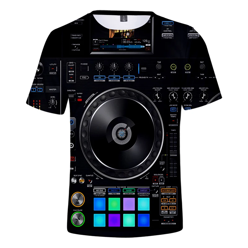 Новейшие модные 3d футболки Pioneer Pro Dj с круглым вырезом и коротким рукавом для мужчин и женщин, хип-хоп 3D футболки, футболки, свитшоты, топы