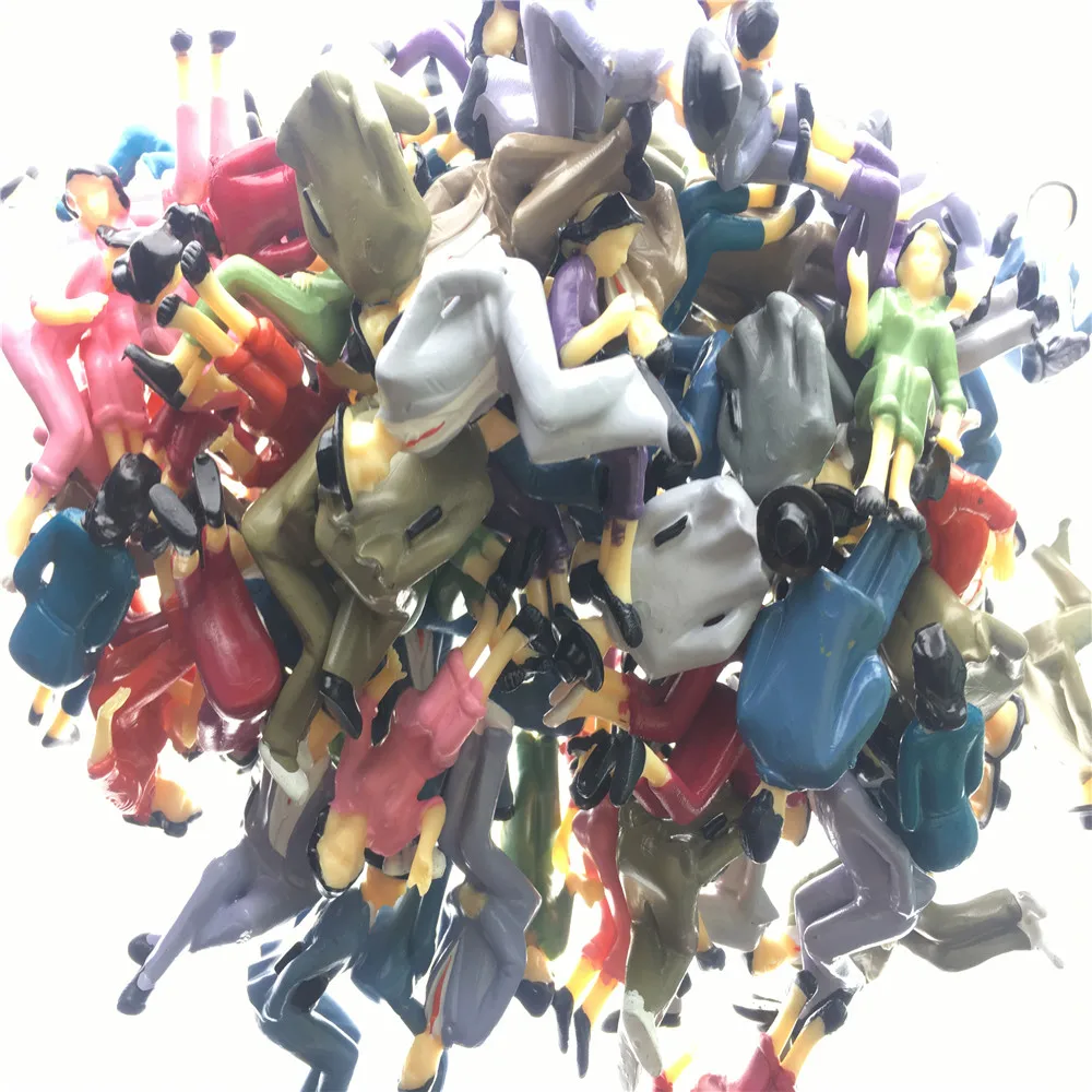 1/25 сидящие архитектурные люди макет здания модель пейзаж поезд масштаб