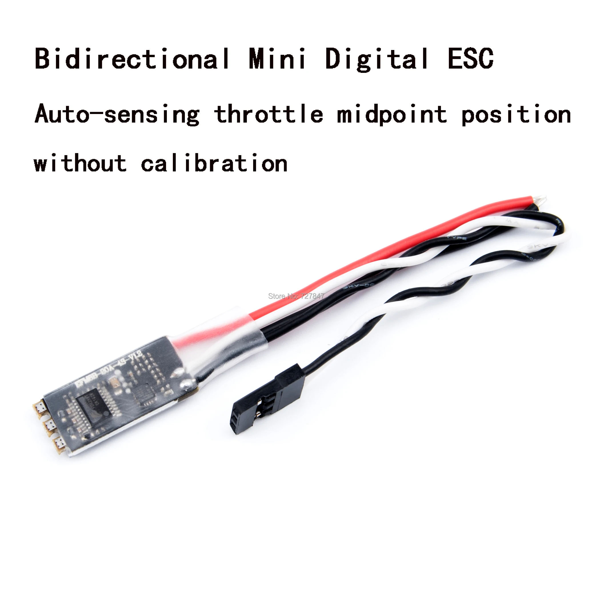 Мини микро 20A двунаправленный цифровой ESC для дистанционного управления Корабль