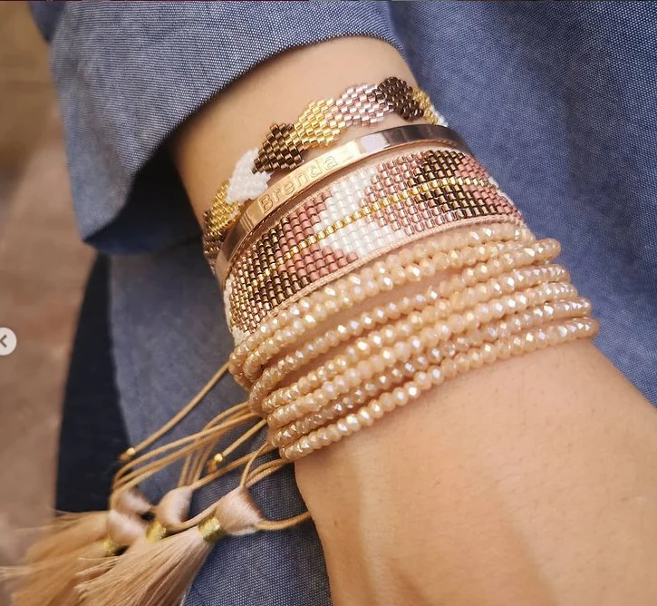 Индивидуальные ювелирные изделия ручной работы японский ювелирный браслет