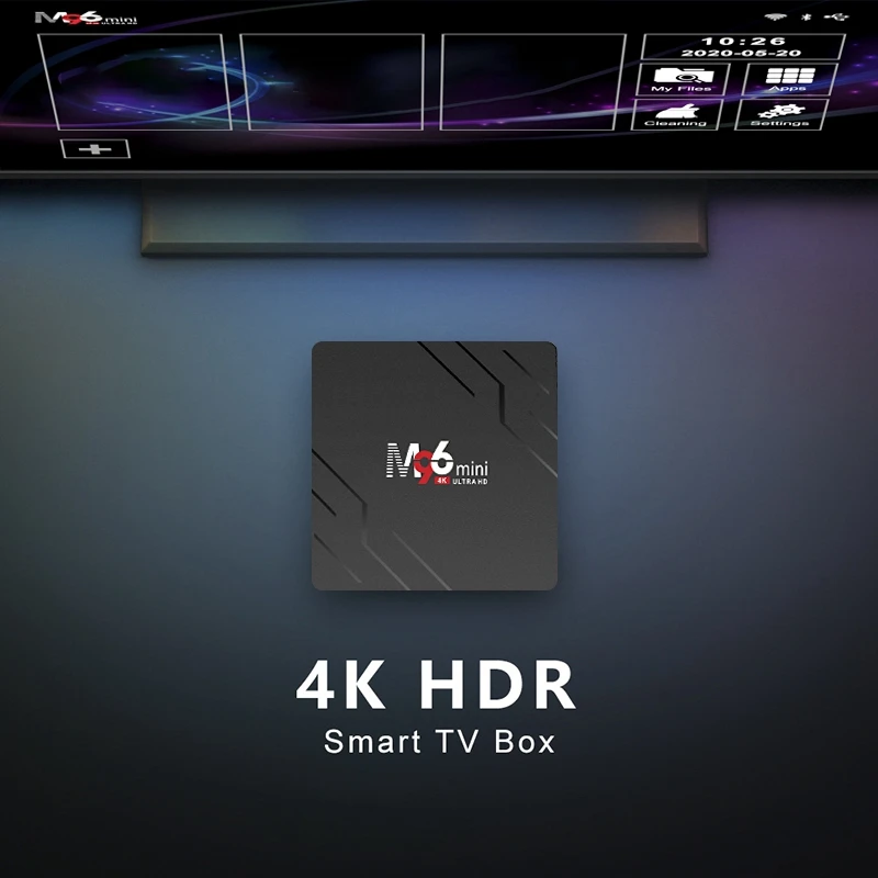 

M96 MINI TV Box RK3228A Android 9.0 Network Player 2GB/16GB 2.4G&5G Wifi+BT Quad Core 4K HD TV Media Player EU plug