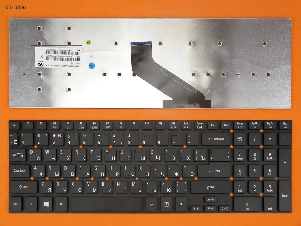 Новая русская клавиатура для ноутбука ACER Aspire E1-510 E1-510P E1-572G E1-572P E1-572PG E1-771G черный |