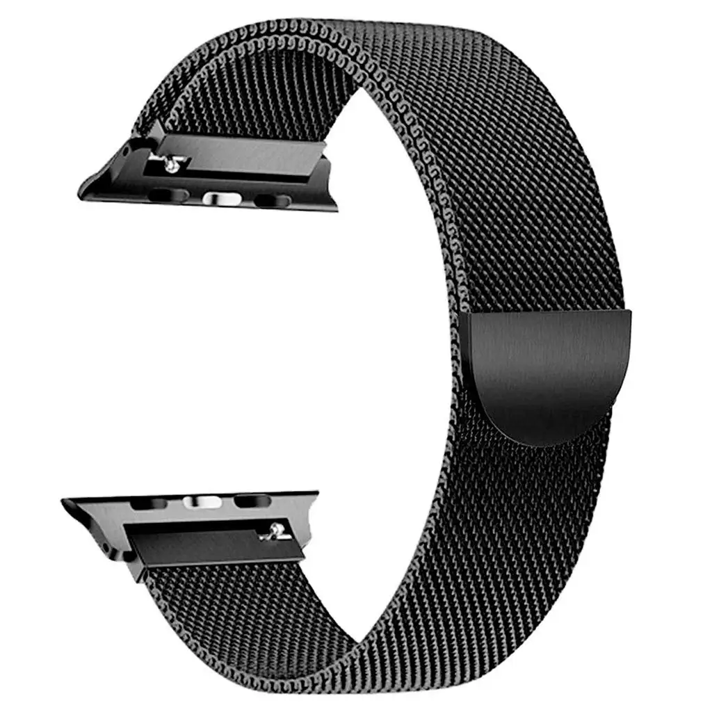 Миланский Браслет-петля, ремешок из нержавеющей стали для Apple Watch series 2, 3, 42 мм, 38 мм, браслет для iwatch series 4, 5, 40 мм, 44 мм