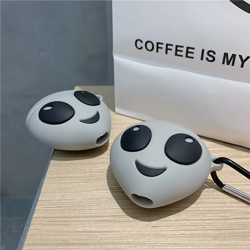 Для AirPod 2 Чехол 3D светящийся инопланетянин мультфильм мягкий силиконовый беспроводной кожухи головных телефонов для Apple Airpods чехол милый чехол Funda