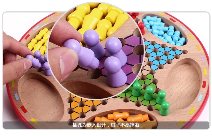 Настольные настольные шашки 2 в 1 для детей деревянные игрушки настольная игра