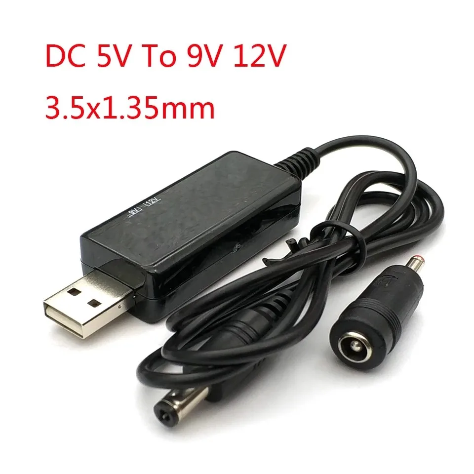 

USB 5V To 9V & 12V USB Step-Up Boost Converter Power Supply - With Display 3.5 * 1.35mm Connector For 5v Power Supply