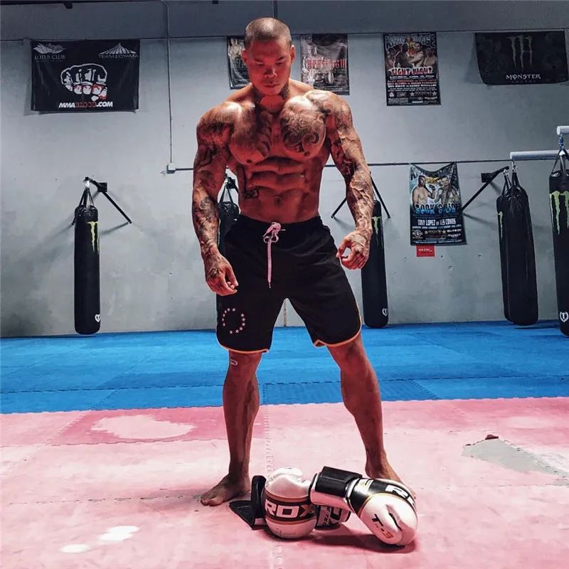 2018 летние мужские шорты Профессиональные фитнес бодибилдинг модные