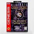 Игровая карта Ultimate Mortal Kombat 3, 16 бит, MD, в розничной коробке, для Sega Mega Drive Genesis