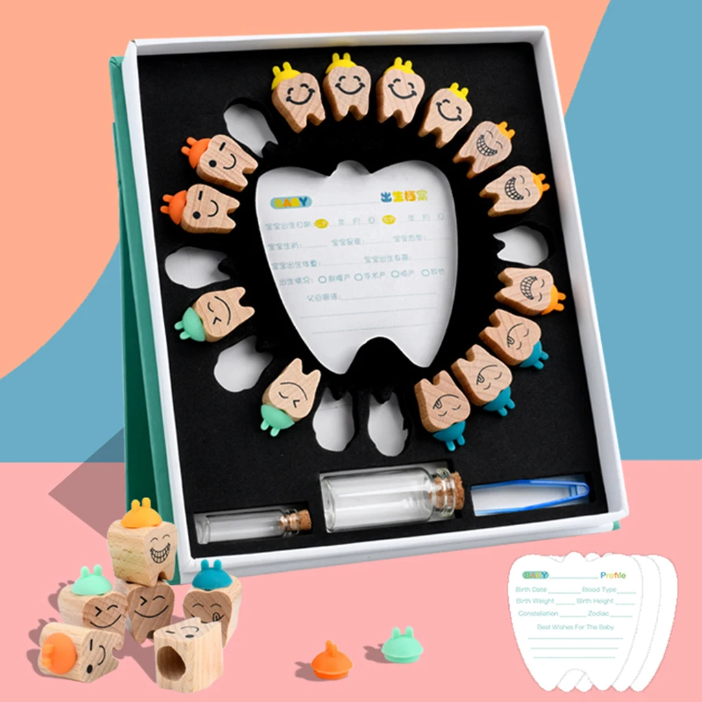 

Baby Organizer Box For Milk Teeth Storage Holder Teeth Shaped Lost Tooth Holder Infant Milk Teeth Keepsake Organizer Boxes Case