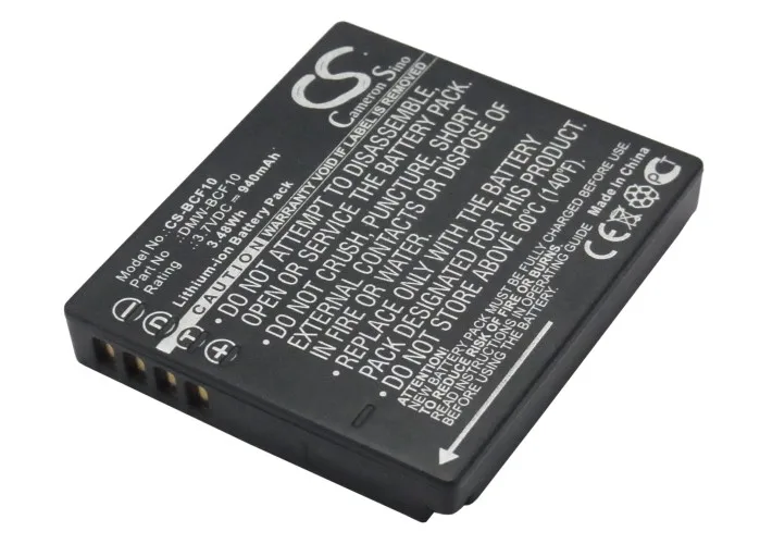 Аккумулятор для Panasonic CGA-S009E Lumix DMC-FT1EG-A DMC-FT1EG-D 940mAh/3.48Wh | Мобильные телефоны и