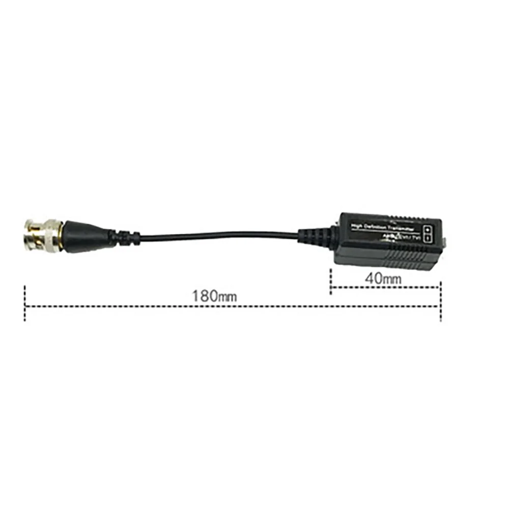 2 шт. аналоговый кабель передатчик AHD CVI TVI HD с витой парой BNC Cat5 адаптер CCTV|Коробки