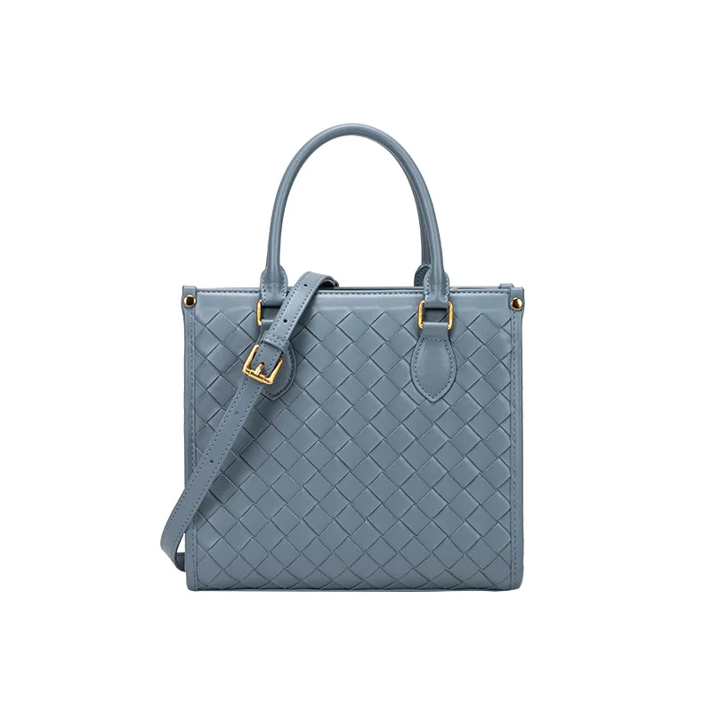 

2021 new diagonal bag vintage hand-woven bag ladies handbag commuter high sense shoulder handbag