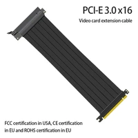 pci express 16x flexible cable card high speed extension port adapter riser card 1 slot pcie 3 0 x16 riser for mining miner