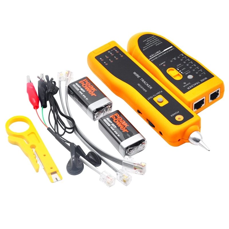 

Ethernet Tester, Wire Tester, Wire Tracer, Network Cable Tester RJ11 RJ45 CAT5LAN Wire Tracer Portable Line Finder