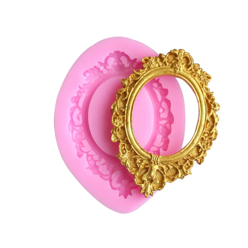 

Силиконовая форма для рамы, аксессуары из эпоксидной смолы, аксессуары для украшения торта, помадки, шоколада, кухонные инструменты