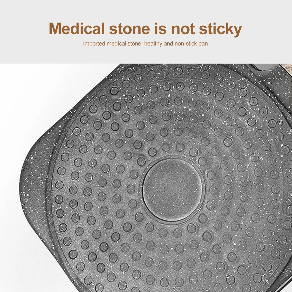 Четыре сковорода для жарки с кастрюля утолщенной омлета антипригарным покрытием