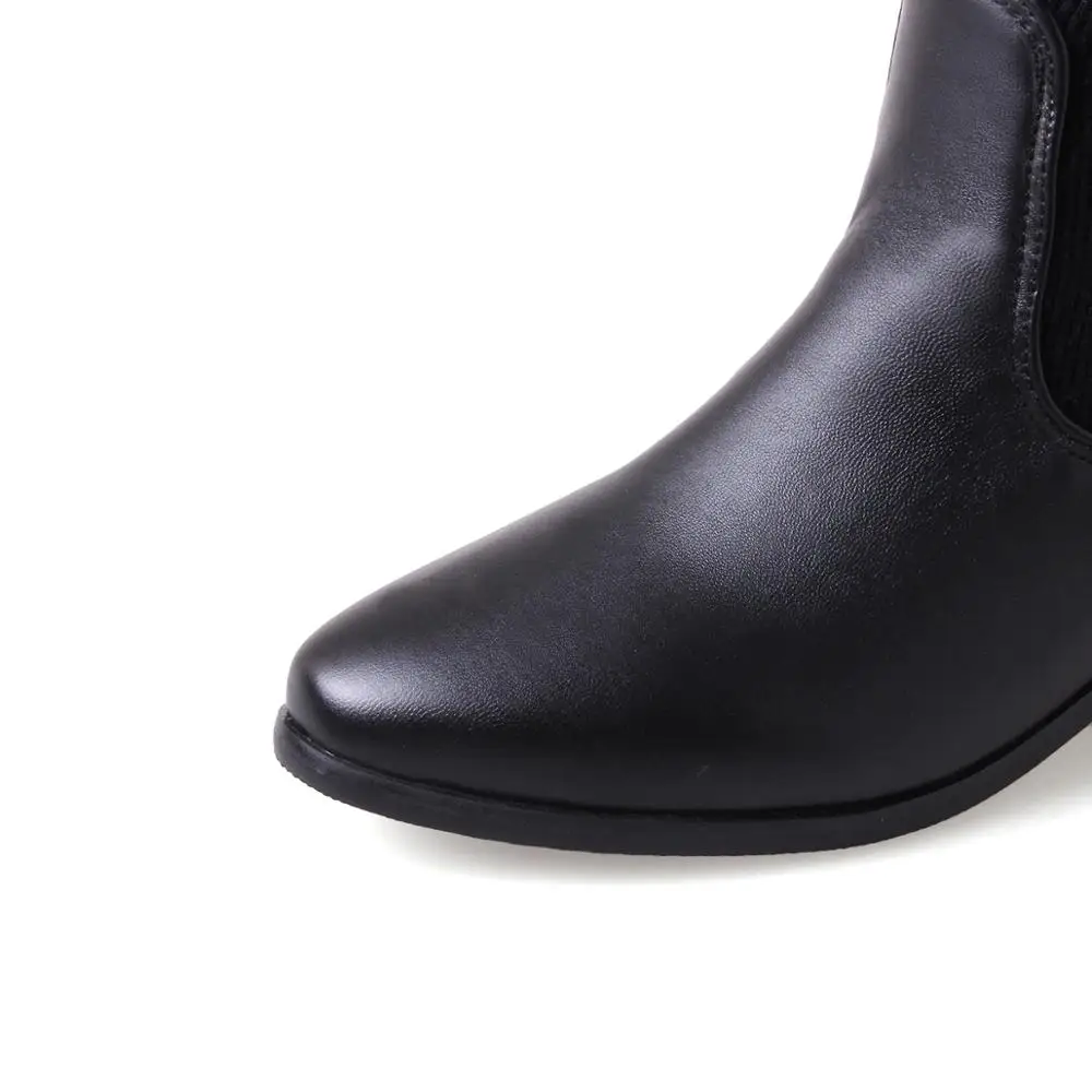 

2019 Fashion New Womens Ankle Socks Boots Casual High Tops Knitted Elastic Boots Pointed Toe Shoes Lady elastic women's boots 39