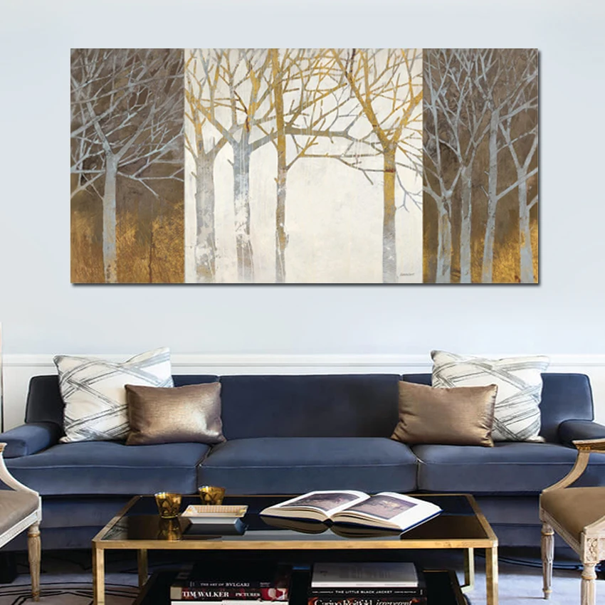 

Современная картина без рамки 100% ручная роспись Новое поступление много деревьев ручная роспись маслом на холсте Стена домашний декор иску...