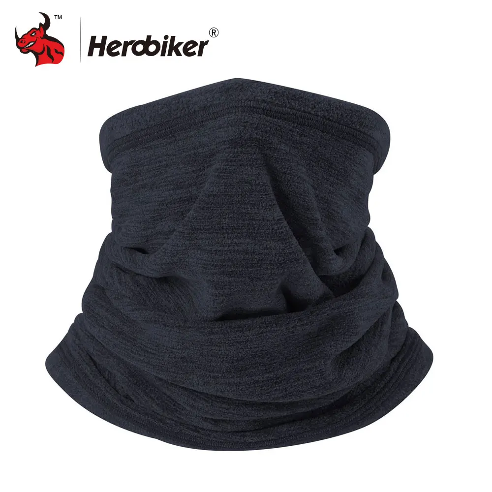 HAA-C-002 Dark blue HEROBIKER Балаклава мотоциклетная маска для лица мотоциклетный шлем бандана-капюшон Лыжная маска для лица ветрозащитная Пылезащитная маска для лица - Цвет: HAA-C-002 Dark blue
