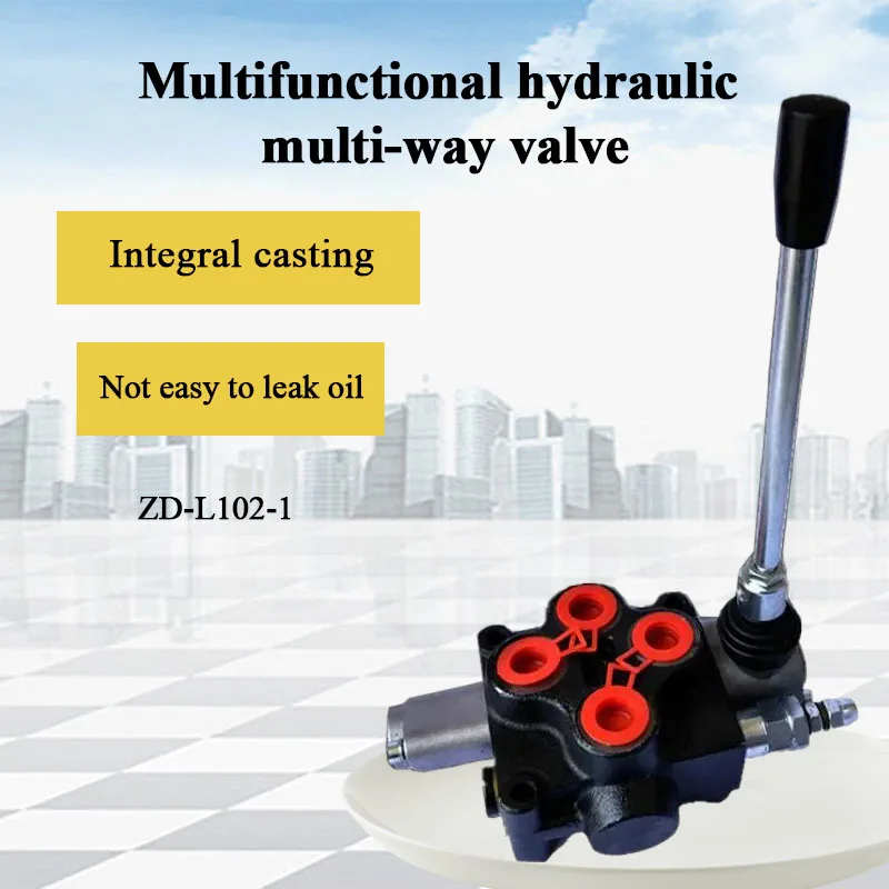 

Hydraulic Multi-way Valve Reversing Valve Mechanical Cylinder Motor Distributor ZD-L102 Multi-way Valve Distributor Control