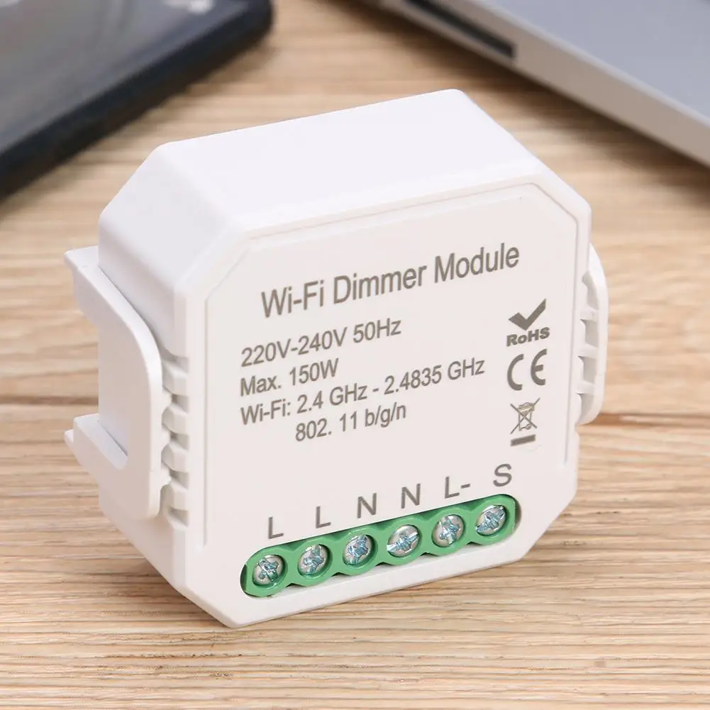 

Tuya Smart WiFi Dimmer Switch Module Intelligent DIY Automation Module for Alexa Google Assistant Voice Control