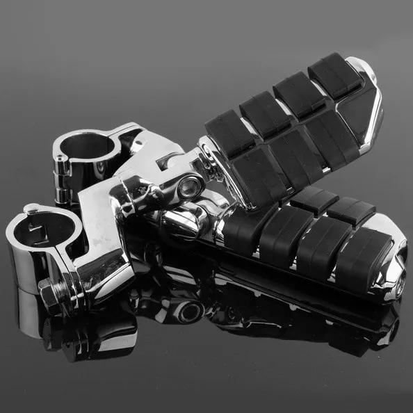 

Хромированные передние подножки для ног, подножки для Honda Kawasaki Suzuki Yamaha Harley 35 мм, Новинка