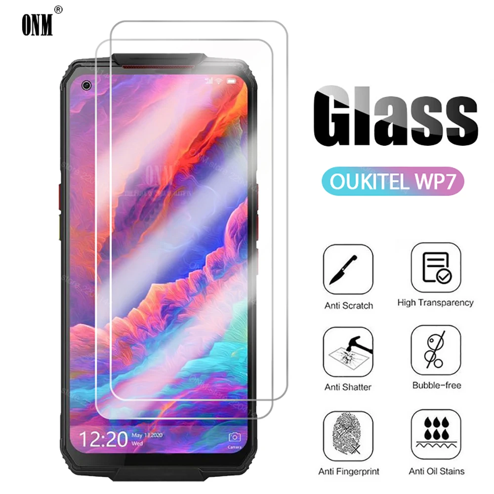 10 шт. закаленное стекло OUKITEL WP7 для Защитная пленка экрана 6 53|Защитные стёкла и