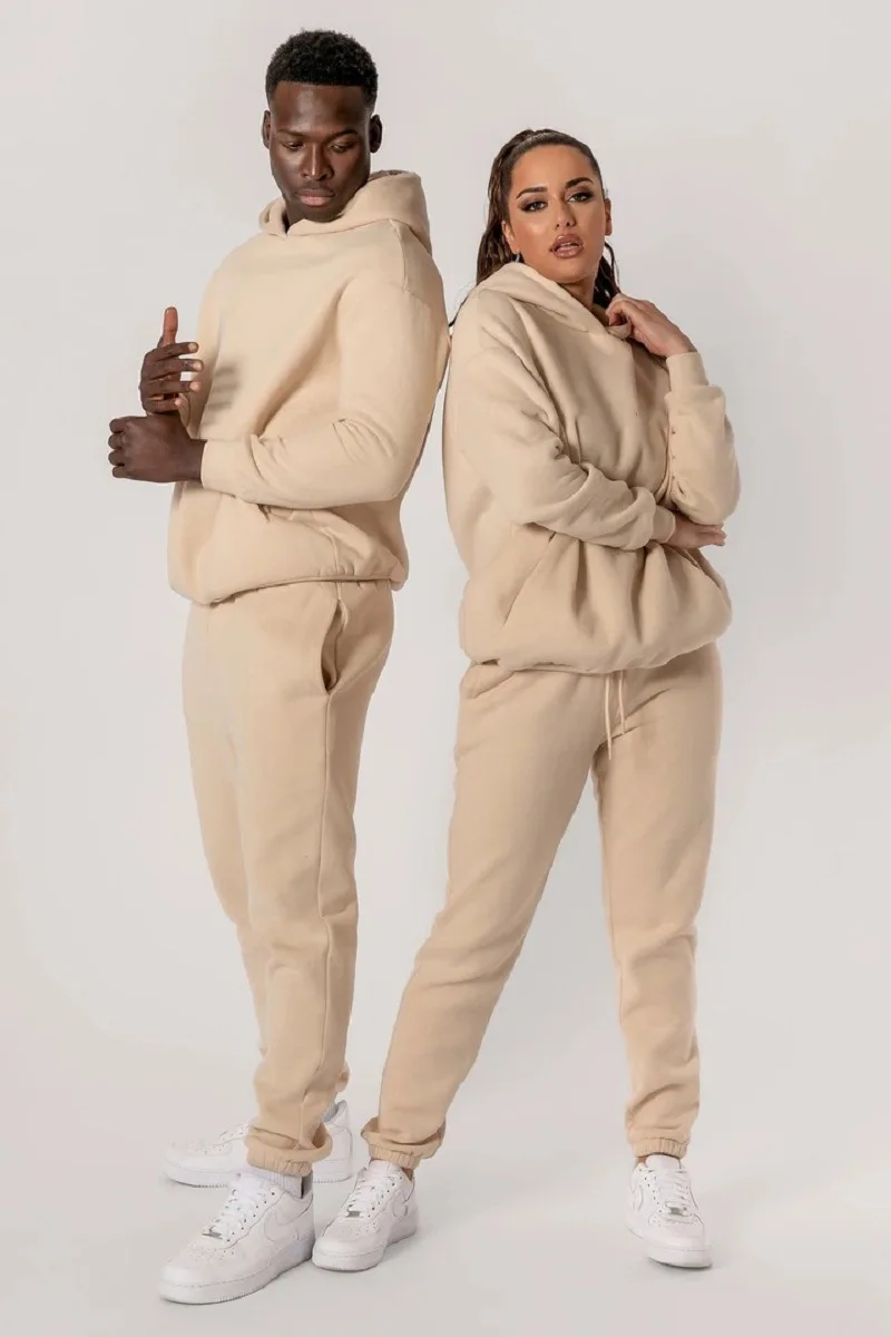 

Женский спортивный костюм из двух предметов, повседневный спортивный костюм с длинным рукавом и капюшоном, свободная толстовка, спортивные...