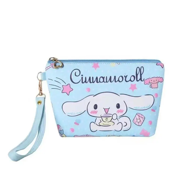 Kawaii аниме мультфильм японский Sanrios My Melody Cinnamoroll Kuromi моющаяся сумка косметичка ПУ