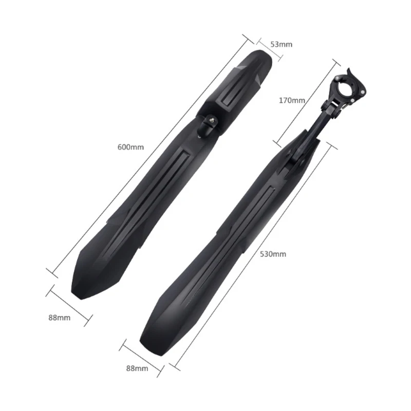 Крыло для велосипеда MTB 24 - 29 дюймов крылья грязи передние/задние колеса