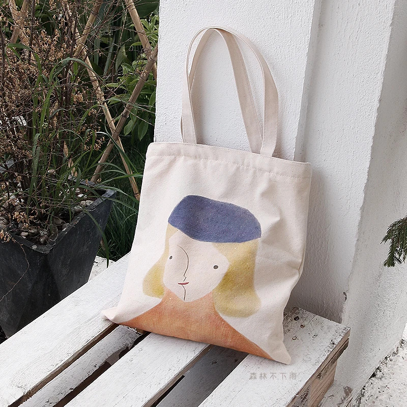 

Canvas Bag INS Style Shoulder Bag Fashion Women Ladies Female Tote-Bag Shopping Designer Bag Crossbody Bag Casual For Students