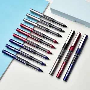 12 шт. DELI ручка с прямым жидкостным роликом S657 гелевая ручка 0,5 мм офисные принадлежности ручка