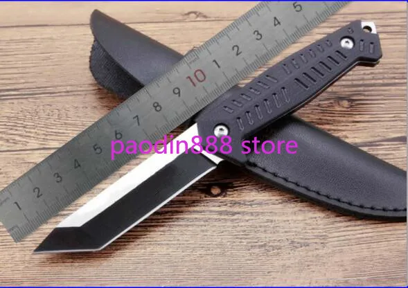 Прямой нож с черным орлом 440C фиксированное лезвие тактические уличные ножи для