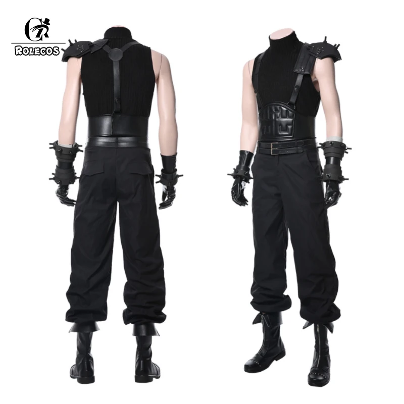 ROLECOS игра Final Fantasy VII Cloud Strife костюм FF Косплей униформа наряд Взрослый Хэллоуин