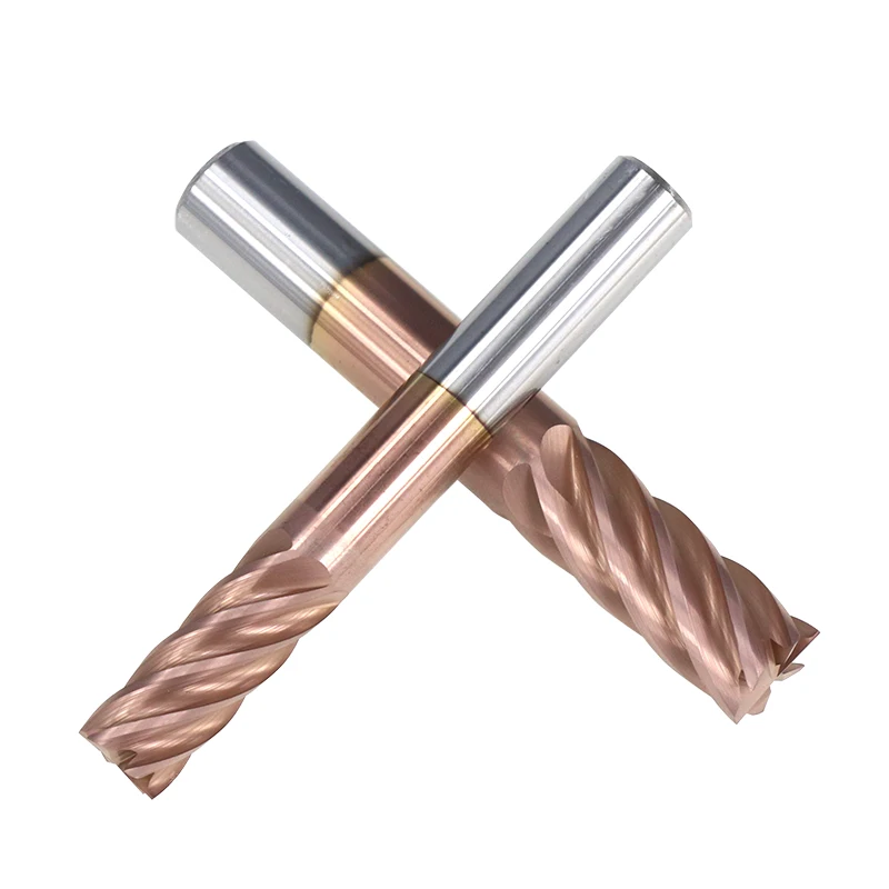 

Tungsten Carbide End Mill 6/8/10/12mm Shank Spiral Milling Cutter 6 Flute TiCN Coating End Mill Wood Cutter Milling Tools