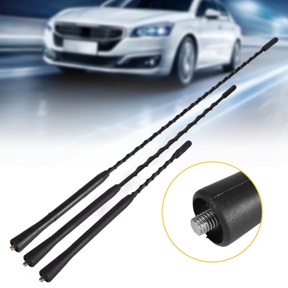 

11"/16" Universal 12V Car Roof Antenna Mast Stereo Radio FM AM Amplified Booster Antenna for Car Auto Accessories