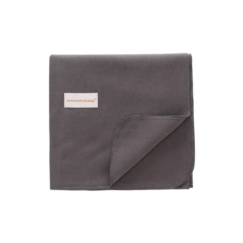 Grey Swaddle Детское одеяло со шляпой для новорожденных; Хлопковое одеяло для коляски; супер мягкое детское одеяло; детская одежда для фотосъемки - Цвет: Grey Swaddle