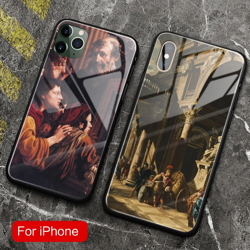 Ренессанс эстетика Живопись мягкий силиконовый чехол для телефона из