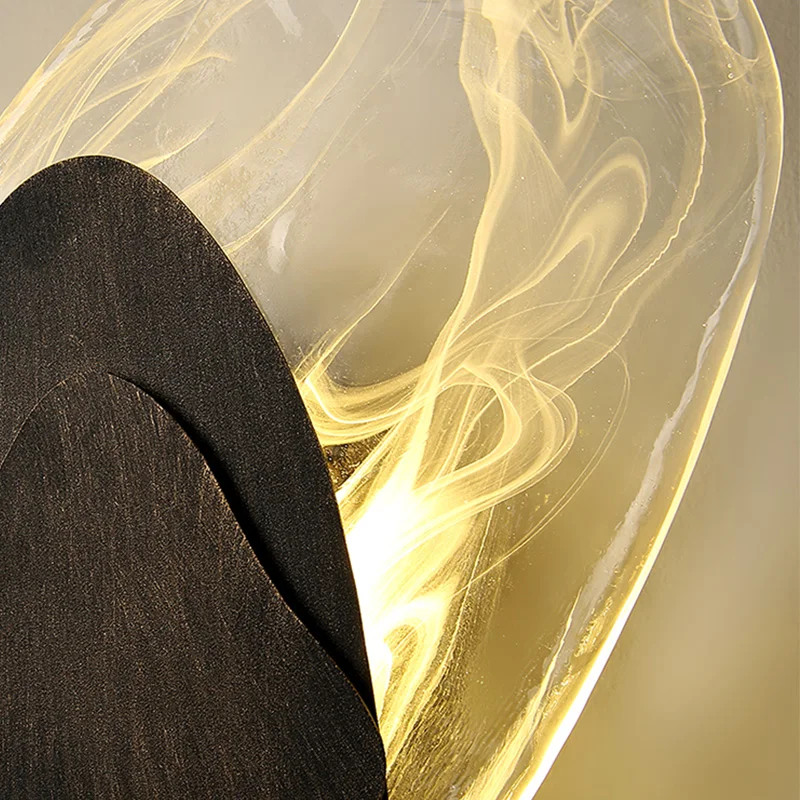 Lampe murale en forme de Cube de glace, design créatif et moderne, luminaire décoratif d'intérieur en verre, montage en Surface, idéal pour un hôtel, une chambre à coucher, un couloir, des escaliers