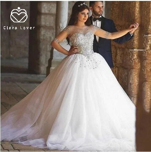 

Wedding dress 2021 new slim and fluffy skirt trailing Wedding dress large Wedding dress vestido de noiva floor length gowns
