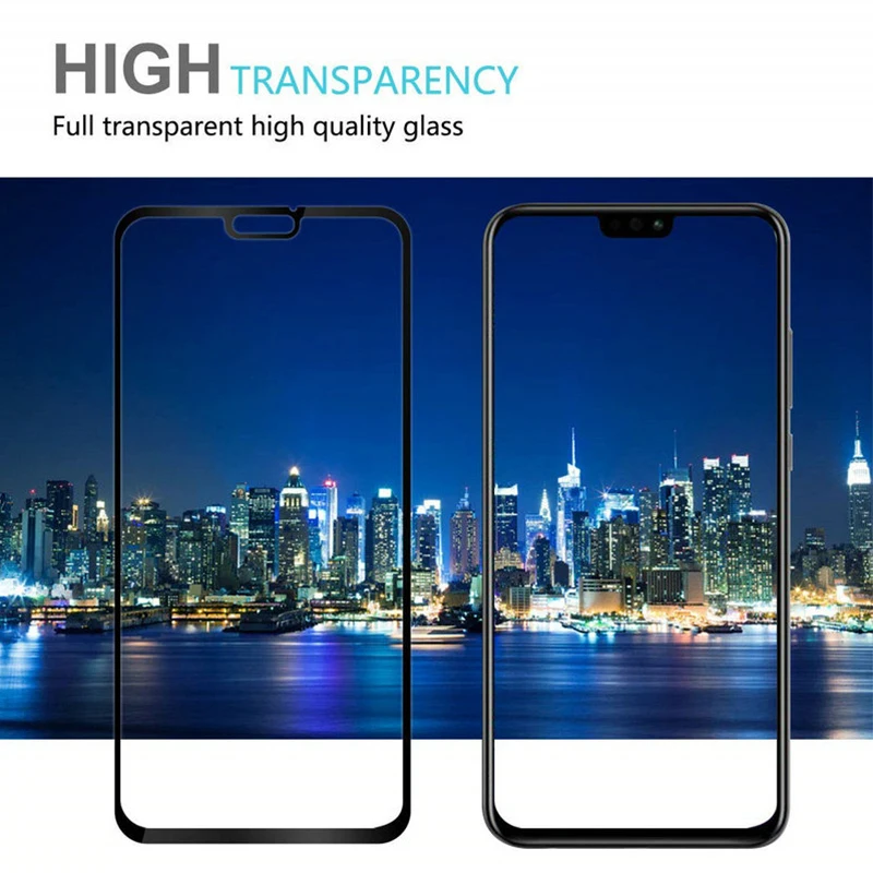 Закаленное стекло 9D для Huawei Honor 9 Lite защита экрана изогнутое Защитное | Мобильные