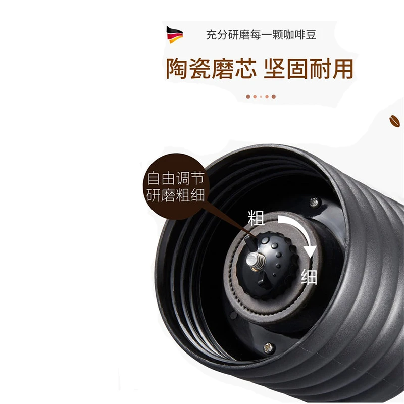 USB перезаряжаемая кофейная мельница портативная керамическая моющаяся