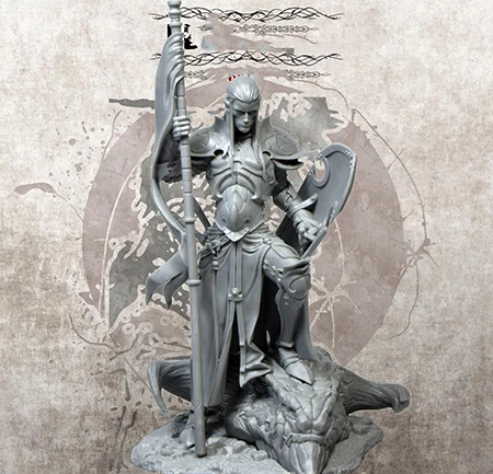 1/24 75 мм старинная подставка воина с щитом модельная фигурка из смолы наборы