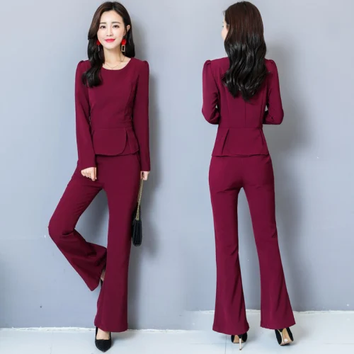 Комплект из двух предметов для женщин профессиональный корейский комплект