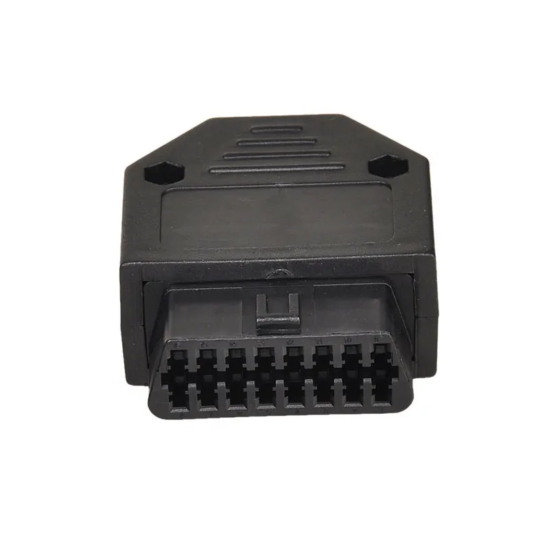 OBD2 16Pin разъем Стандартный OBD 2 Женский Корпус вилки соединитель Авто