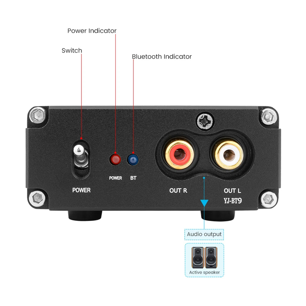 Декодер AIYIMA CSR8675 + ES9038 APTX HD Bluetooth DAC 5 0 приемник коаксиальное волокно RCA выход сделай